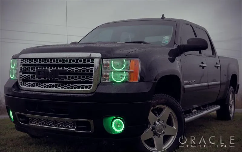 ORACLE Lighting 2007-2013 GMC Sierra LED Headlight Halo Kit (Round Style)